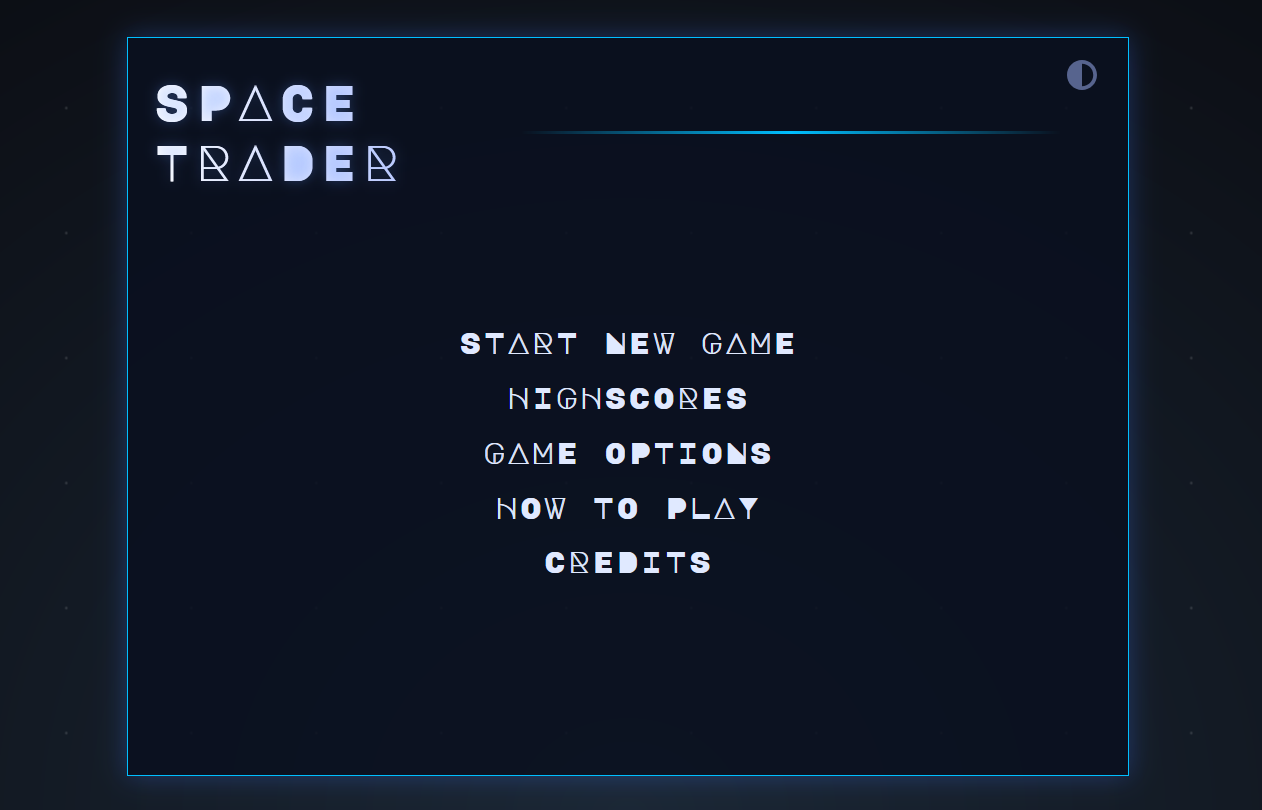 Web game: Space trader